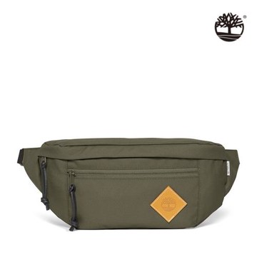 Timberland 中性葉綠色防潑水腰包|A6MWNA58 - 紅配綠