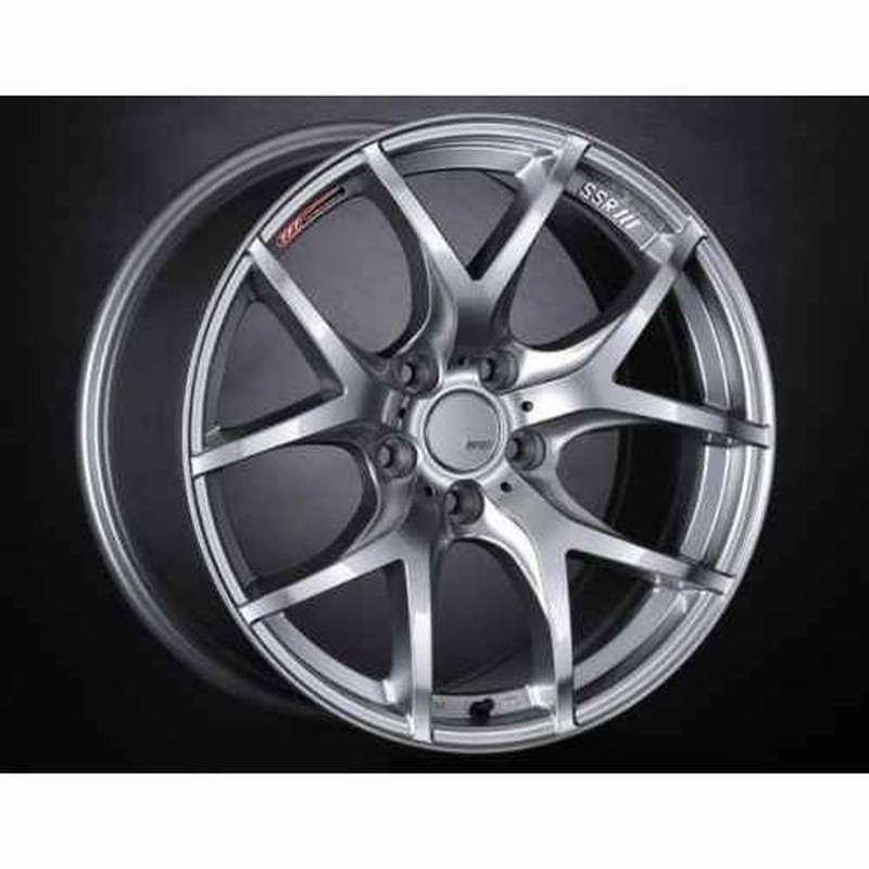 SSR GTV03 18インチ 9.5J +22 114.3 5H グレアシルバー 2本