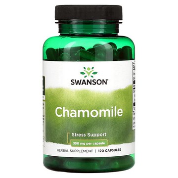 Swanson, 洋甘菊，350 毫克，120 粒膠囊