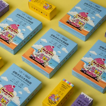 ZIZONE聯名 夏日冰淇淋聯名系列 - 超輕透美白水潤面膜 5入/盒