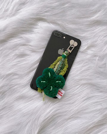 四葉草流蘇鑰匙圈 手機吊飾