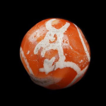 緬甸龍型圖騰古珠