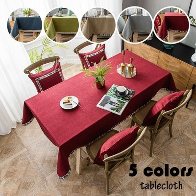 テーブルクロス 北欧 おしゃれ テーブルセッティング 布 四角形 長方形 切り替え 高級感 テーブルクロス お手入れ簡単 撥水 汚れ防止 家庭用 食卓カバー 5色 通販 Lineポイント最大get Lineショッピング