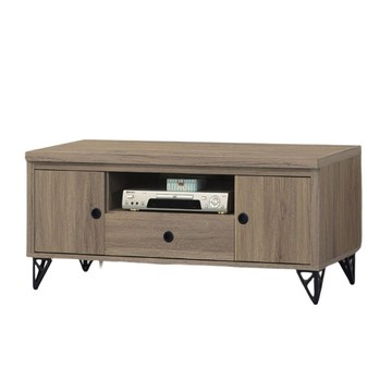 【MUNA 家居】1058型4尺電視櫃/長櫃(共三色)灰橡色