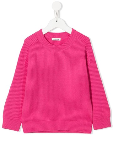 P.A.R.O.S.H. - Laura ribbed-knit jumper - kids - Wool/Cotton - 6 yrs - Pink