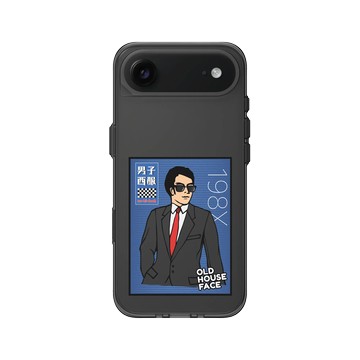iPhone Air Clear (相機按鈕) 酷墨灰 - 老屋顏 Old House Face - 男子西服