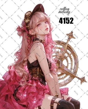 original sticker no.4152 人物貼紙 原創貼紙 原創人物貼紙 裝飾貼紙 cotton melody