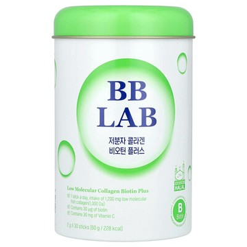 BB Lab, 低分子量膠原蛋白生物維生素+，酸甜陽光美玫瑰，30 條，每條 2 克