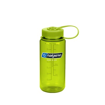 美國《Nalgene 》專業水壺 500cc 寬嘴水壼 682009-0571 春綠色