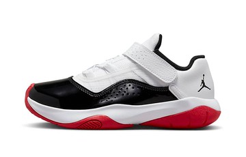 AIR JORDAN 11 CMFT LOW PS WHITE UNIVERSITY RED