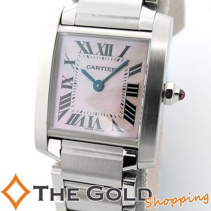 カルティエ Cartier タンクフランセーズ Sm ピンクシェル文字盤 ライトポリッシュ済 W51028q3 腕時計 レディース 中古 通販 Lineポイント最大0 5 Get Lineショッピング