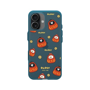 iPhone 17 Clear (相機按鈕) 夜幕藍 - 奧樂雞 Ology - 福氣滿滿