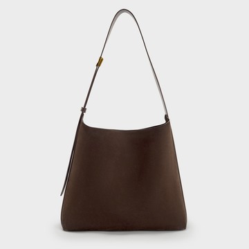 【CHARLES & KEITH】Edna 環保麂皮流浪包｜快速出貨｜韓韶禧同款｜開學必備｜實用大容量｜生日禮物｜小CK
