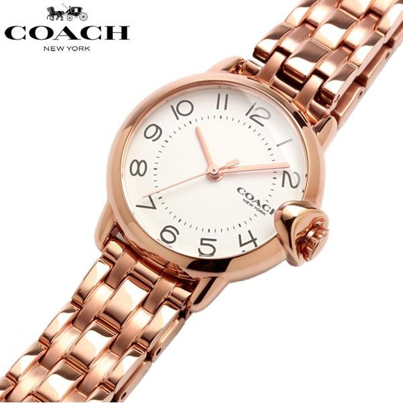 COACH コーチ 腕時計 レディース ステンレスベルト 女性用 ブランド 時計 人気 14503603 ローズゴールド | LINEショッピング