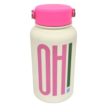 手提式水壺 650ML 304不鏽鋼  象牙白  1個