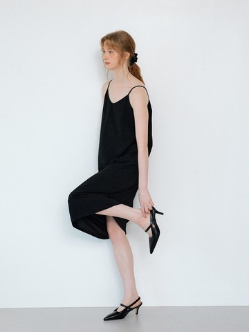 Slip Long Dress_Black