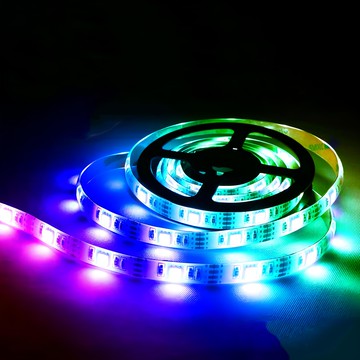 aibo LIM7 USB高亮度黏貼式 RGB全彩LED防水軟燈條 2m 安裝便捷  1條