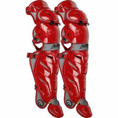 All-Star System 7 Axis Adult Leg Guards 16.50" LG40WPRO (Cardinal) 並行輸入品