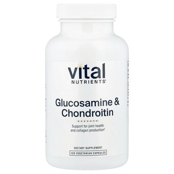 Vital Nutrients, 殼糖胺和軟骨素，120 粒膠囊