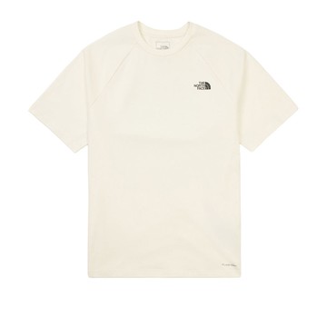 男女款米白色FLASHDRY速乾背面圖案短袖T恤