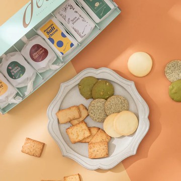 【DOZO嚴選】Desert Five-5號 綜合經典餅乾禮盒_（甜餅乾+鹹餅乾）_1盒