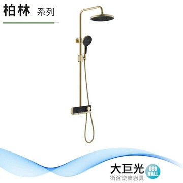 【大巨光】數位顯式恆溫龍頭 鈦金/黑(109699TB)