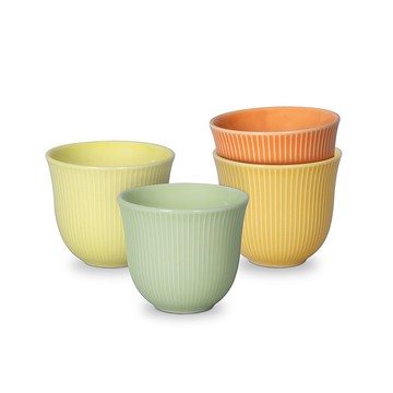 LOVERAMICS 愛陶樂 | 咖啡風味條紋杯150ml (多色可選)