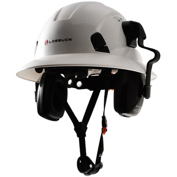 BUCK洛巴克大帽檐工地頭盔安全帽防護建筑防撞帶隔音工作耳罩126LPS 公司貨