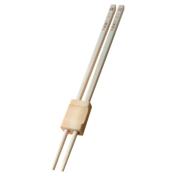 希諾奇 台灣檜木筷 可重複使用具耐熱性  1雙  木色  附筷架的筷子