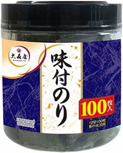 大森屋 味付のり 卓上容器入り 100枚 ×5個