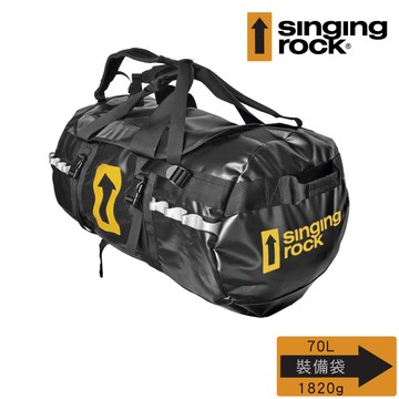Singing Rock 裝備袋70L【黑色】EXPEDITION BAG TARP DUFFLE C0046
