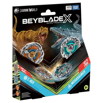 TAKARA TOMY A.R.T.S 侏羅紀世界爆旋陀螺X BX-40  1個  兇王龍 + 滄龍