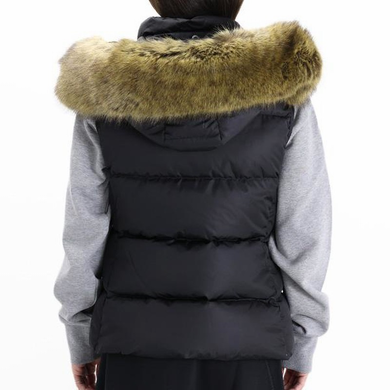 MONCLER モンクレール BAIRON VEST ダウンベスト ファー フード付き