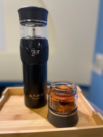 【孝心茶具】翻轉保溫杯 / 茶水分離