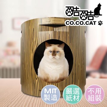 【酷酷貓 Co.Co.Cat】泰山樹屋-100%台灣製紙箱貓抓板(DIY組裝款)
