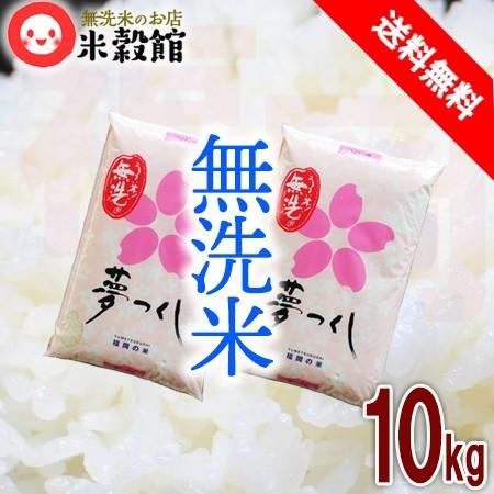 米10kg 福岡県産夢つくし 5kg×２ 無洗米 送料無料 令和5年産