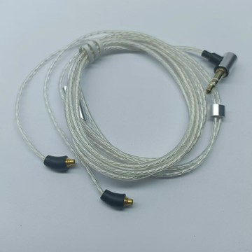 音頻線 音源線 喇叭線 適用謝蘭圖耳機MMCX接口鍍銀耳機線SE215 SE535 SE846 IE900音頻
