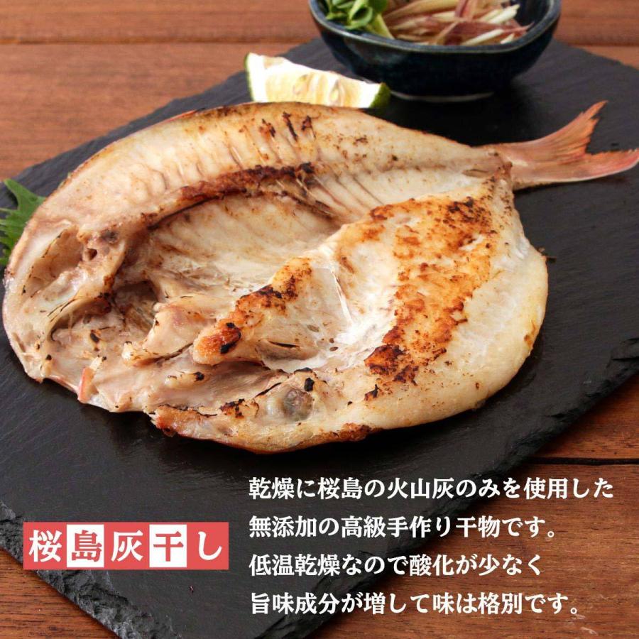 送料無料 [清泉社] 魚介類加工品 天然鯛 1枚×4パックセット 干物 ひもの おつまみ 灰干し 桜島 鹿児島 手作り