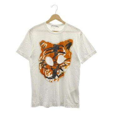 COMME des GARCONS SHIRT  2019春夏系列 | 純棉鏤空圖案T卹 | M碼 | 白色 | 男款