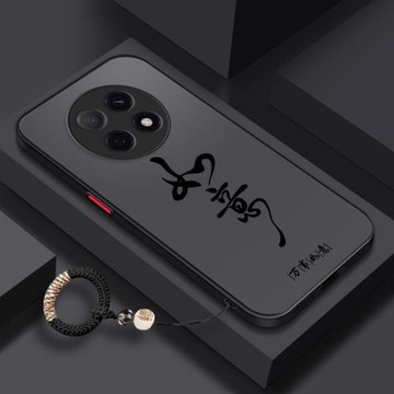 適用OPPOA5pro手機殼PBAMOO專用A5pro新款半透明膚感如意軟邊簡約高級感男女保護套防滑掛繩情侶ins風防摔