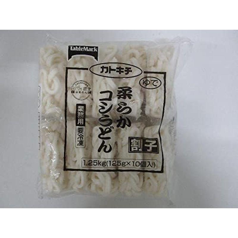 冷凍テーブルマーク 柔らかコシうどん(割子)(125g×10玉)×4袋