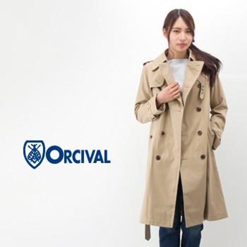 ORCIVAL オーシバル レディース 先染ギャバジン トレンチコート(RC