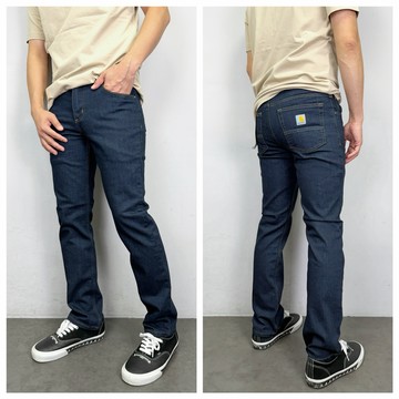 【New START精品服飾-員林】現貨 Carhartt 美版 Slim Fit 修身 彈性 窄版 原色牛仔褲 長褲