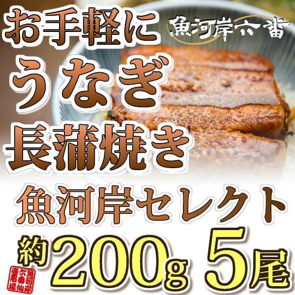 厳選鰻蒲焼約200ｇ×5尾