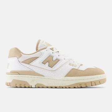 New Balance [BB550NEC] 男女 復古鞋 運動 經典 NB 550 休閒 D楦 皮革 俐落 簡約 白棕