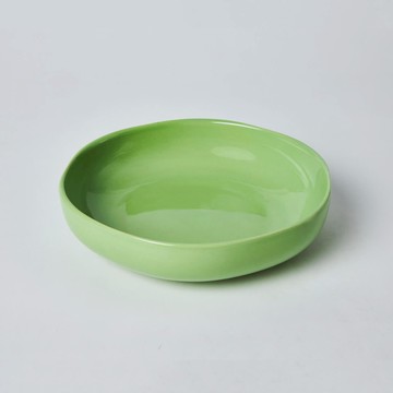 許家陶器品KOGA │ 陶質六角深盤 丹青