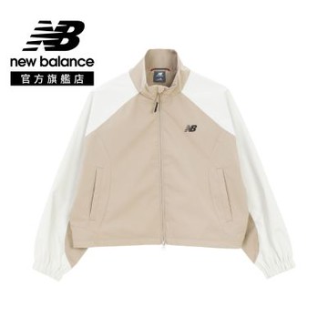 【New Balance】撞色風衣外套_女性_卡其色_WJ61B2PYSOT