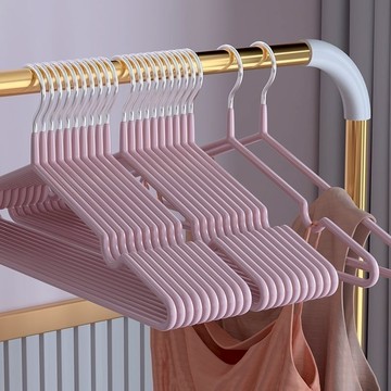 成人衣架加粗加長加厚衣掛粗裝衣撐子防滑晾衣服家用批發浸塑便攜
