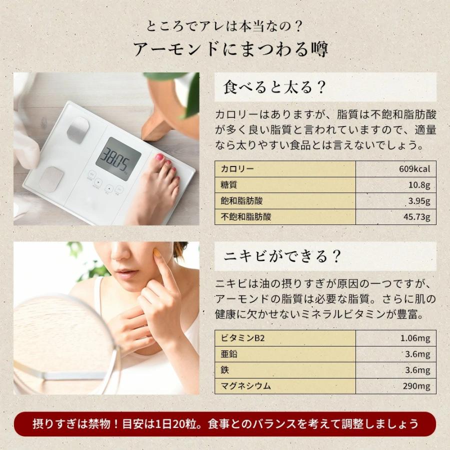 オーガニック アーモンド（生） 70g ノンロースト 遺伝子組み換えでない ナッツ 有機JAS認証