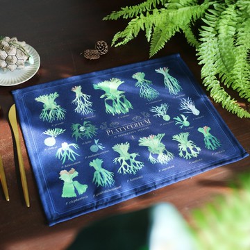 防水餐墊-鹿角蕨18原生種圖鑑款